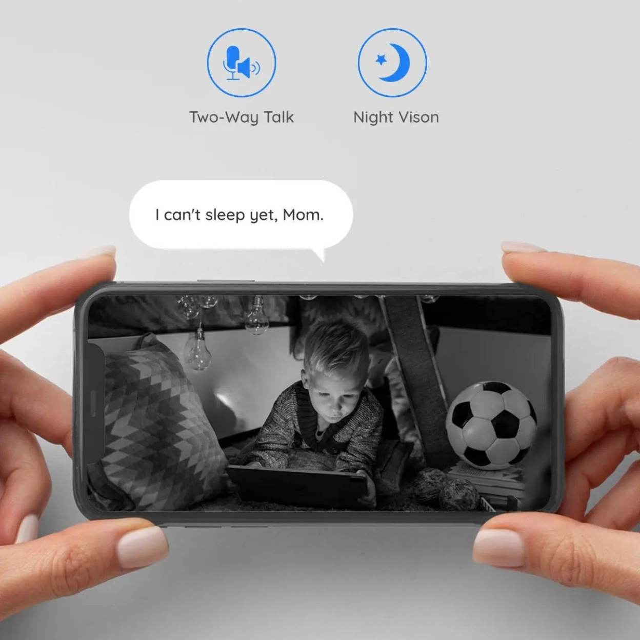 Caméra d'intérieur E1 ZOOM Wi-Fi 6 PTZ 8MP Super HD