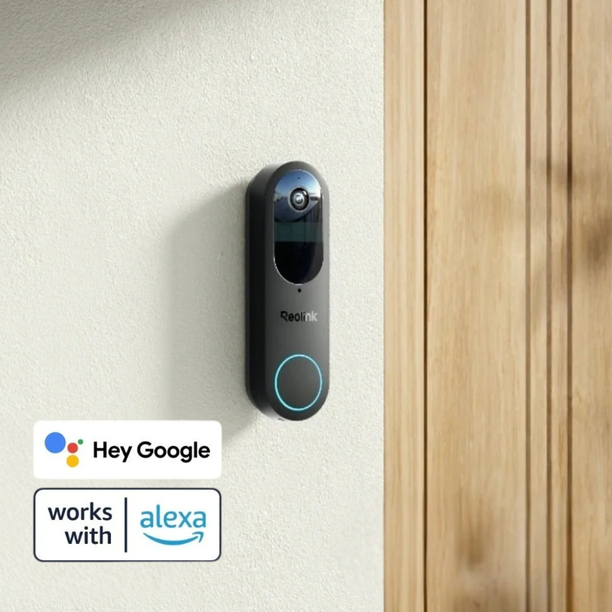 Sonnette vidéo intelligente sans fil (batterie) Wi-Fi double bande 2K