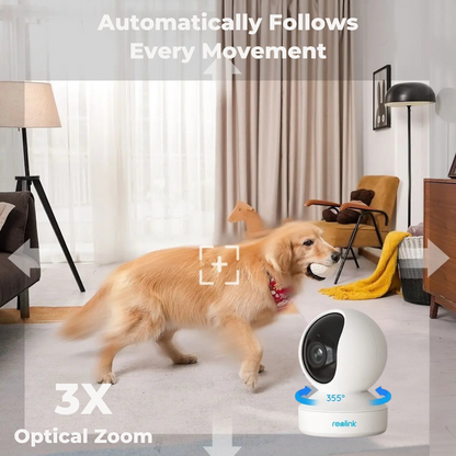 Caméra d'intérieur E1 ZOOM Wi-Fi 6 PTZ 8MP Super HD