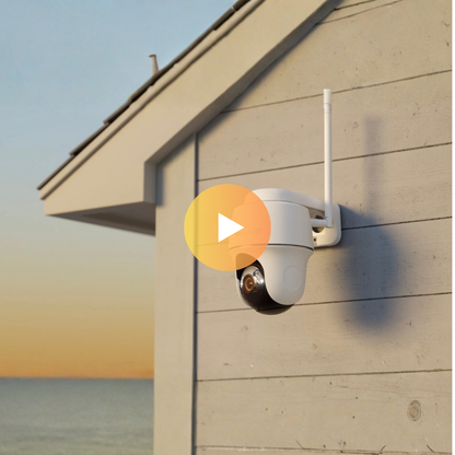 Caméra autonome sans fil (solaire ou batterie) ARGUS PT ULTRA 4K 8MP panoramique & inclinable avec projecteurs, lot de 2 (15 % de réduction)